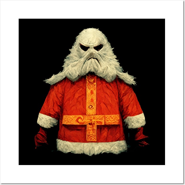 Evil Santa Claus Wall Art by tunali